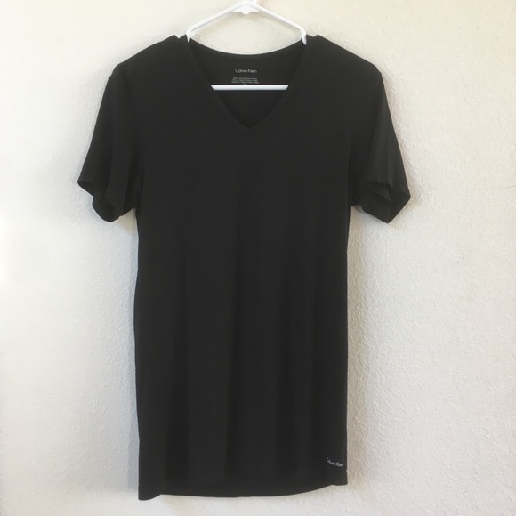 Calvin klein plain black t shirt Clearance